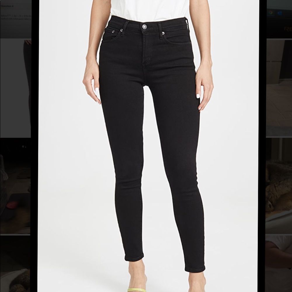 Black Agolde skinny jeans. size 26